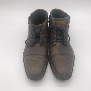 BullBoxer Leather Diever Chukka Cap Zip Boot